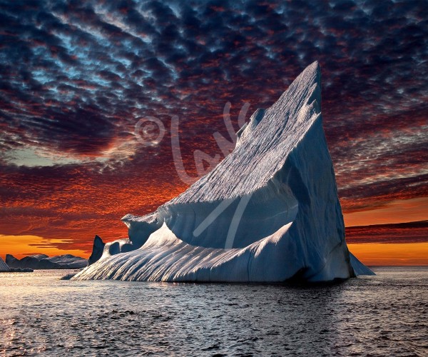 Twillingate, iceberg sunset